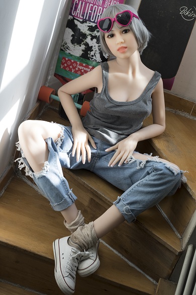 138cm/4ft6 A-cup Silicone Head Sex Doll – Lara - Image 5